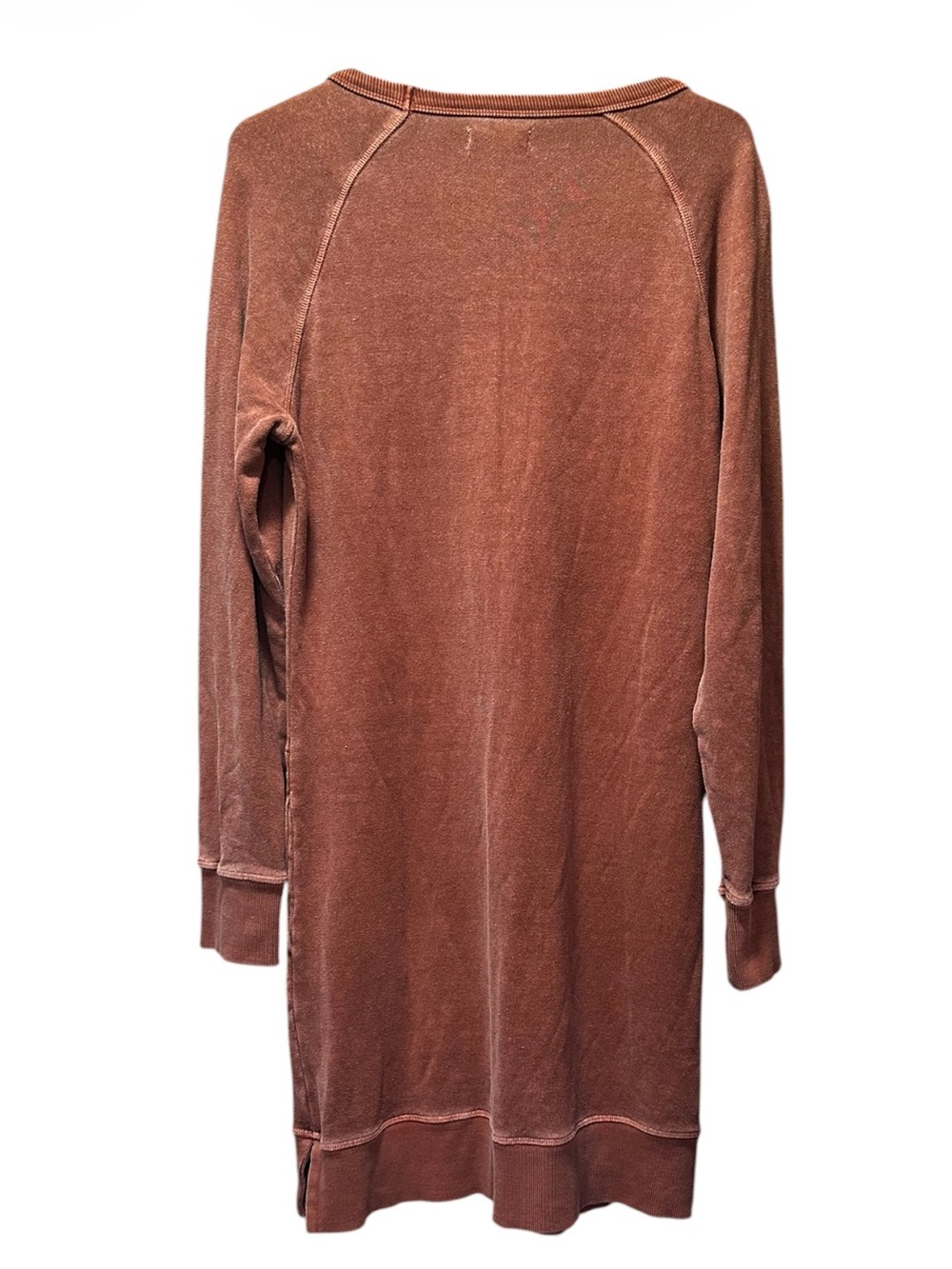 Toad&Co Woman’s Rust Crewneck Sweater Dress - Picture 2 of 2
